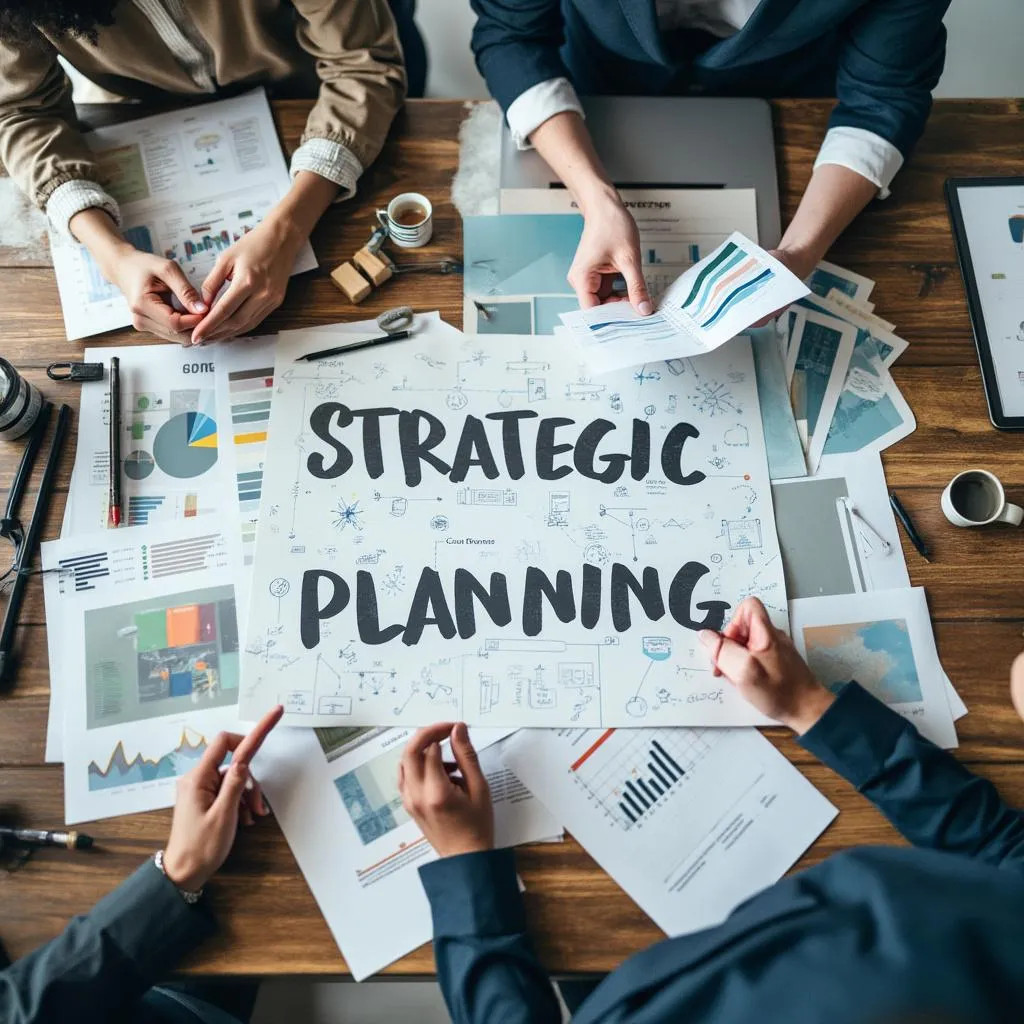 Equipo colaborando en estrategia de inversión